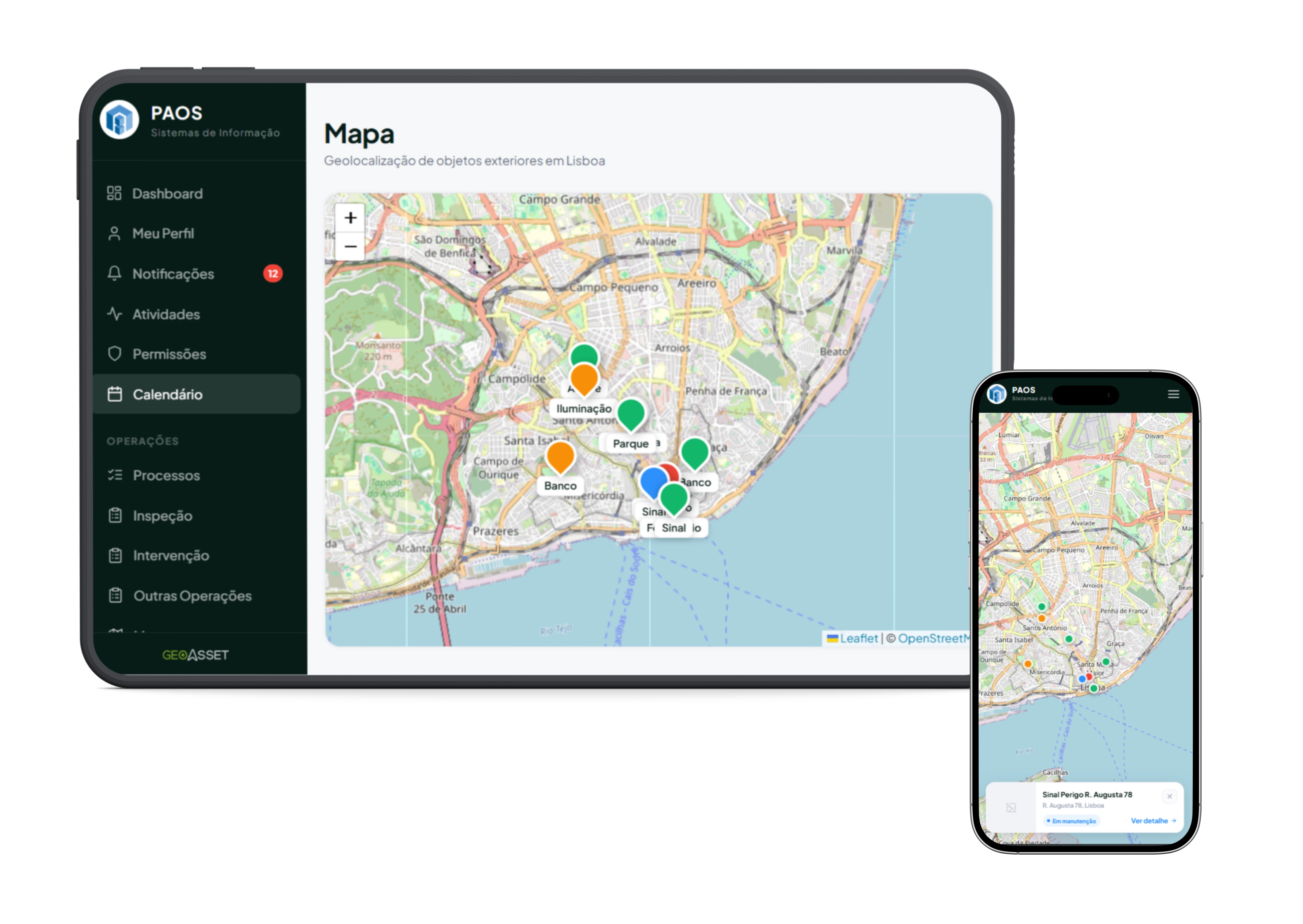 GeoAsset — Backoffice e Versão Móvel